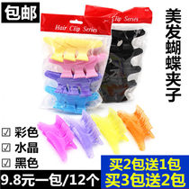 Hairdresser Color Beauty Hair Clip Butterfly Clip Hot Hair Picking Dyeing & Dyeing Oil Partition Special Grip Hair Clip Home Disc Hair