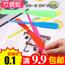 Bamboo Dragonfly Outdoor Childrens Toys Cute and Fun Childrens Gifts Flying Fairy UFO Creative Sale