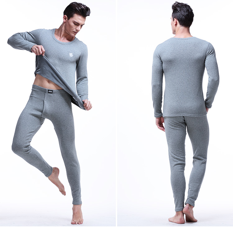 Áo tố nam mùa đông đơn mảnh dày cộng với nhung tròn cổ Slim lạnh đáy quần mùa thu áo ấm áo lót nam áo thu đông nam cao cấp