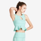 Сексуальная спортивный бюстгальтер для йоги без рукавов, топ с чашечками, майка топ для спортзала, в обтяжку