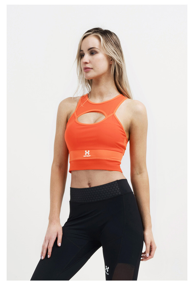 Hoa Kỳ HOTSUIT áo ngực thể thao nữ 2019 hè mới chạy bộ áo ngực thể thao làm đẹp trở lại đồ tập yoga - Đồ lót thể thao áo ngực thể thao