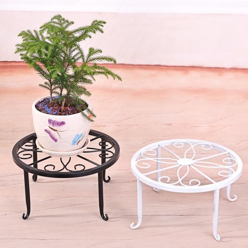 Shelf Flower Shelf Monolayer Art Floor Flower Pots Living-room Small Flowers balcony Balcony Pat iron Indoor 2 Single sink