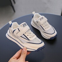 Sports shoes boys white shoes summer lightweight single net 2021 new childrens shoes boys shoes casual wild breathable mesh