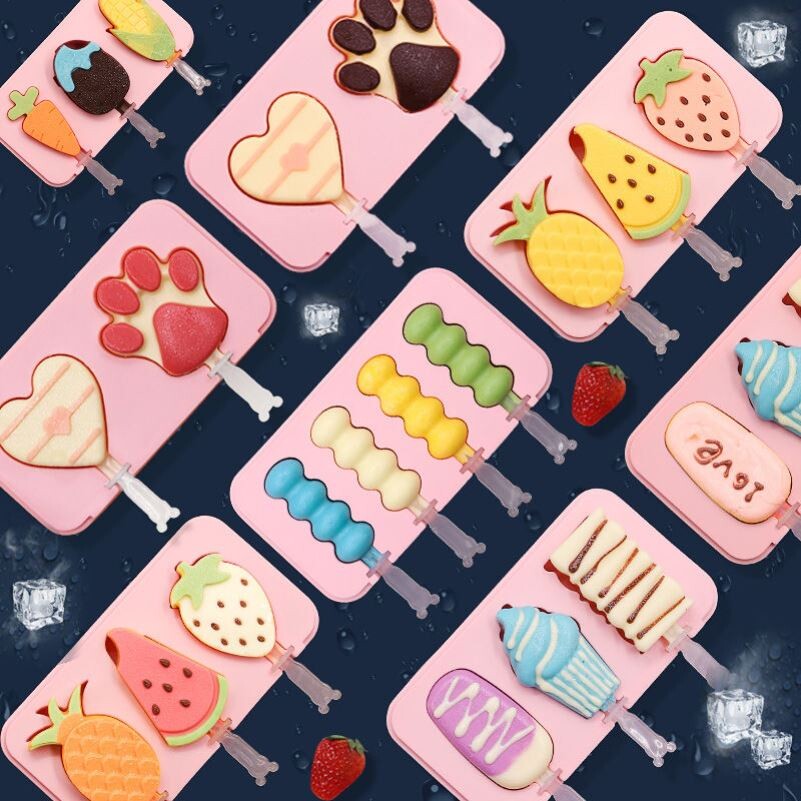 Frozen ice cream mold popsicle mold Ice cream household homemade silicone children's sorbet popsicle popsicle snow bar mold