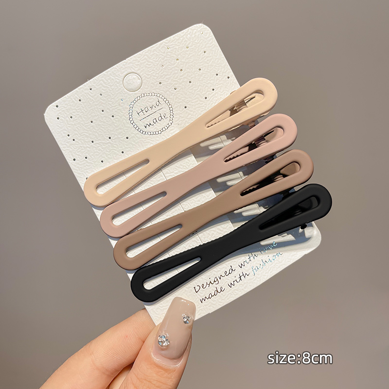 images 7:Simple and scarless hair clip Eight-word Liu Hai clip broken hair on the side of the female forehead