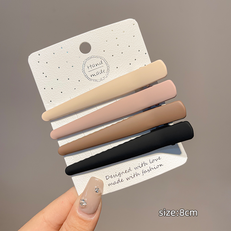 images 6:Simple and scarless hair clip Eight-word Liu Hai clip broken hair on the side of the female forehead