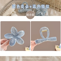 Галстук-бабочка, в цветочек