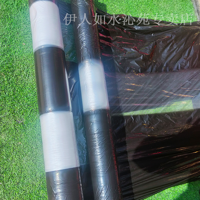 Agricultural black and white Alternated Mulch Weeding Mulch Black Single White Double White Moisturizing Mulch Insulation Film Thickening Covering Film