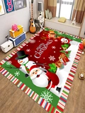 Красный праздничнный нескользящий ковер для гостиной, комплект, защита при падении