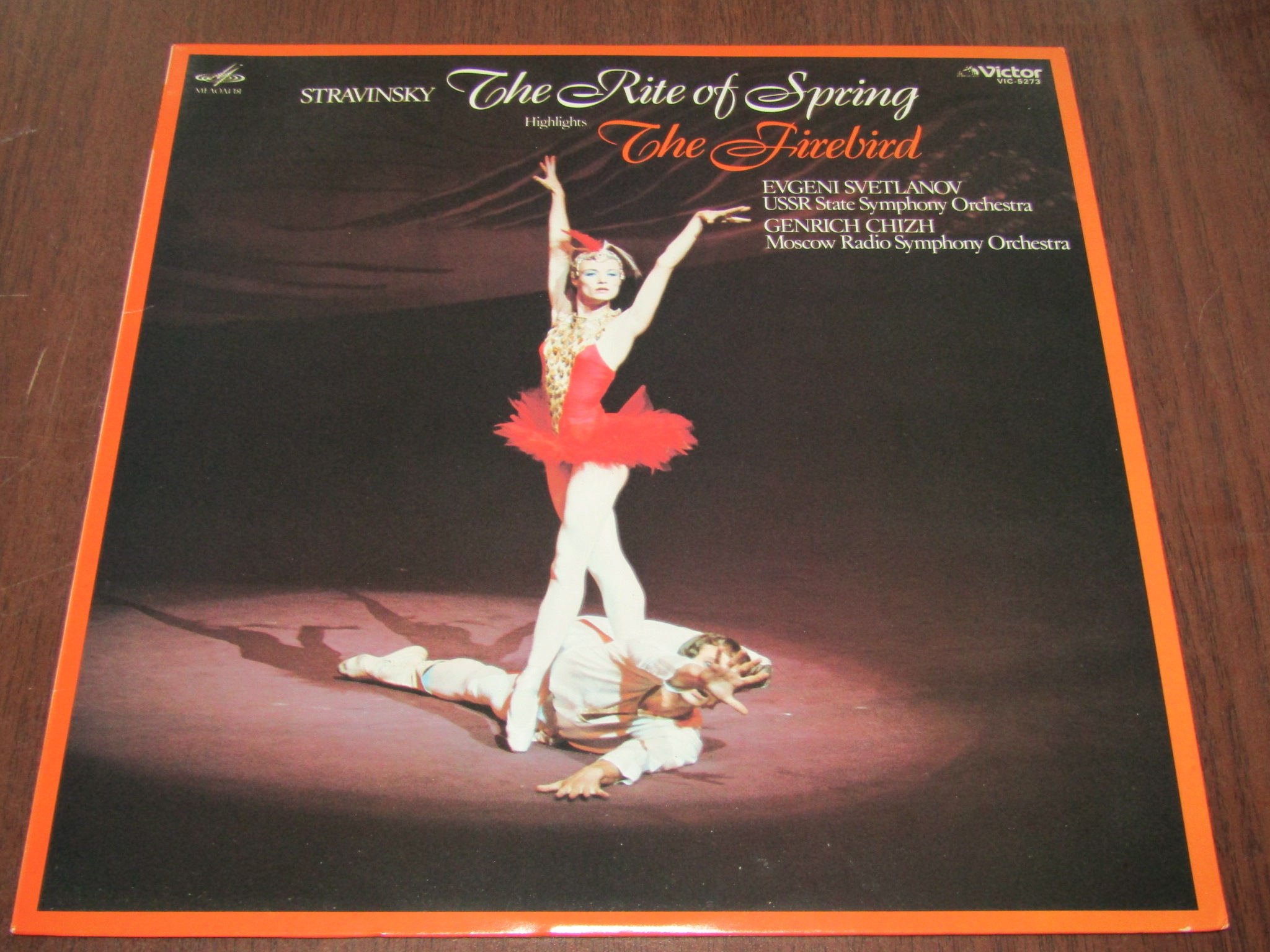 Melody Stravinsky The Rite of Spring Firebird Svetlanoff LP Vinyl 121