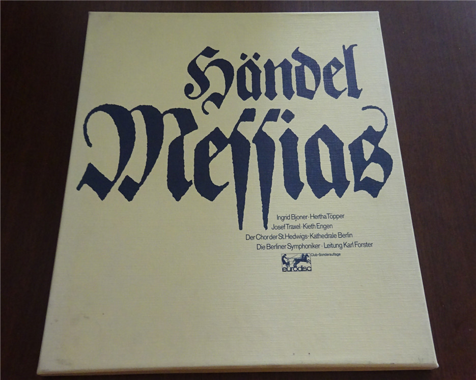 Topper sings Hendelmessiaskar Fost 3LP D version of black gel 148