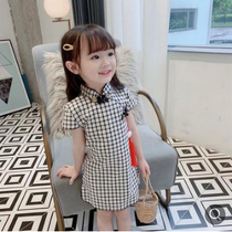 Baby girl 1 jumpsuit 2 summer dress 0 girls cotton cheongsam 3 Summer 4 years old baby childrens clothing 5 girls Summer