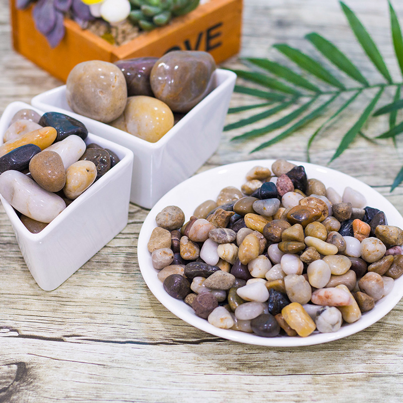 Yuhua stone pebbles white color small stone fish tank stone goose soft stone small stone potted multicolored stone natural