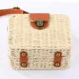 Плетеная косметическая сумка через плечо для ухода за кожей, помада, сумка-органайзер, сумка для путешествий