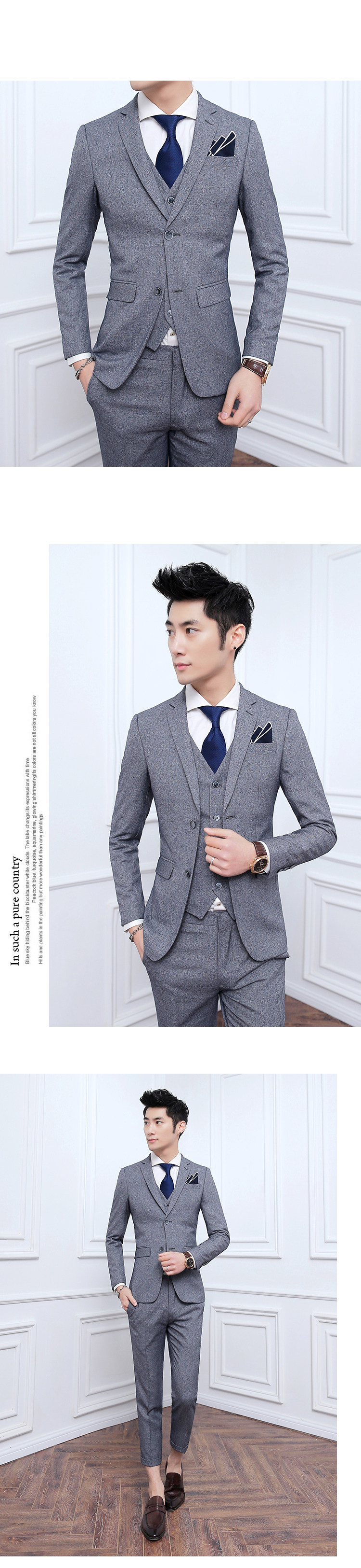 Costume homme en polyester pour Quatre saisons - Ref 1578878 Image 13