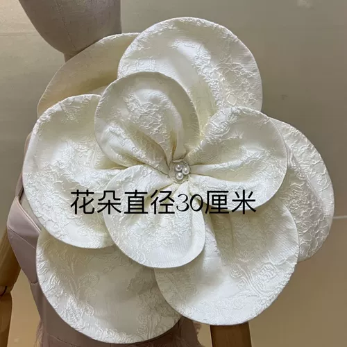 Фата невесты ручной работы, трехмерный аксессуар для волос, свадебное платье, в цветочек