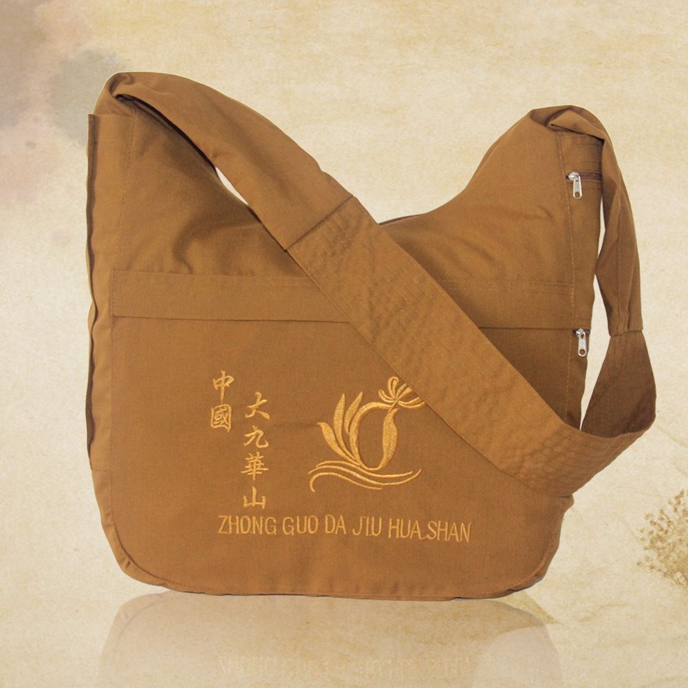 Monastery bag monk Burns Incense bag Baifo Bau Buddhist monk Nuns Bau Bau bag Out of family Culture Shoulder Inclined Cross