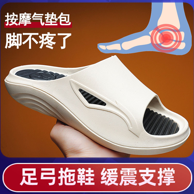 Specialized Heel Pain Slippers for Plantar Fasciitis, Achilles Tendonitis, Bone Spurs, Heel Pain, Arch Support, and Foot Pain Massage
