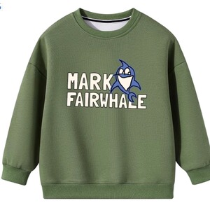 马克华菲2026新款儿童学生春季卫衣卫裤上衣潮流简约全jz