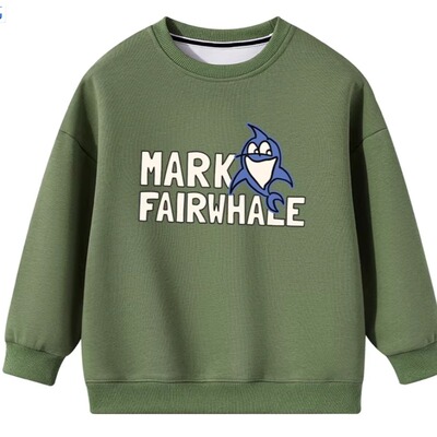 马克华菲2026新款儿童学生春季卫衣卫裤上衣潮流简约全jz