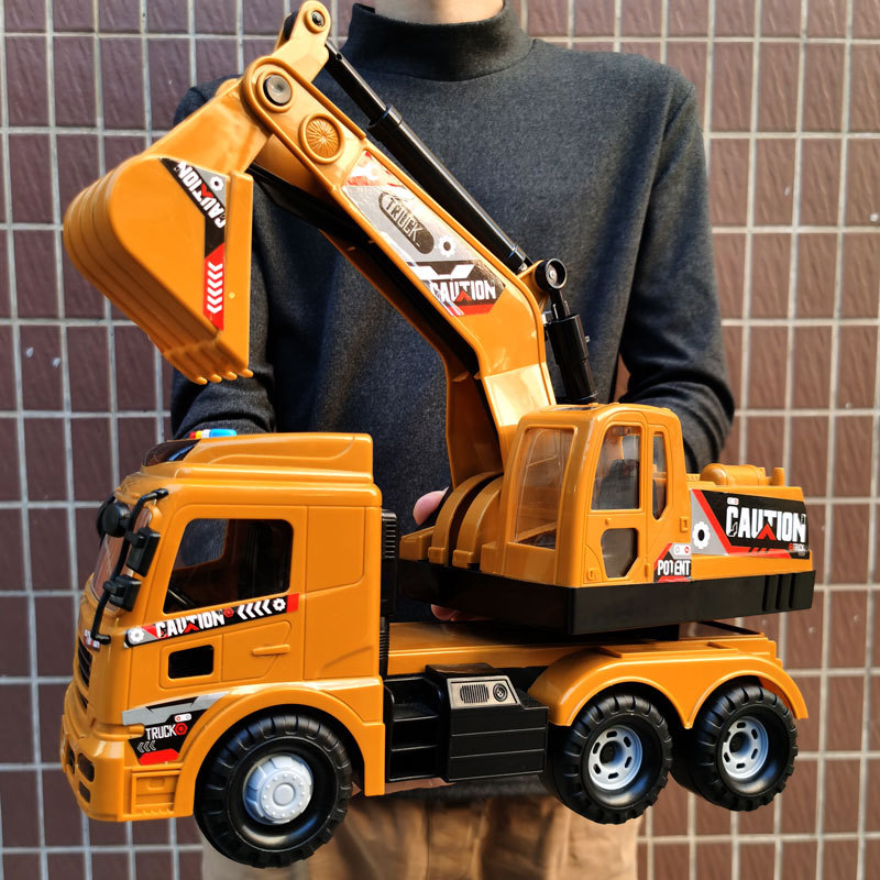 Kids Engineering Car Toy Set Large Excavator Large Excavator Model Boys Crane Truck Series