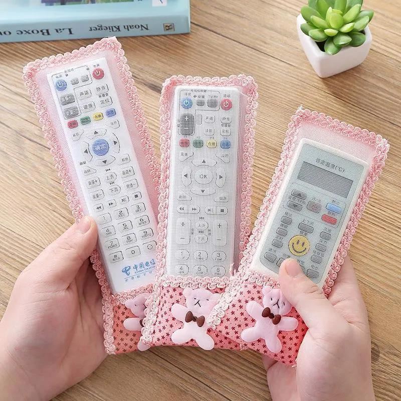 Air conditioning rocking controller protective sheath TV lace remote control Bed Bag Air Conditioning Eu onboard box anti-dust cover