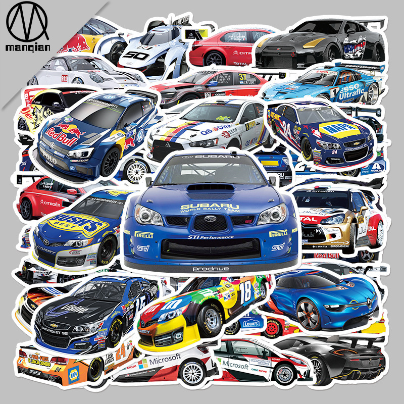 51 Personalized Racing DIY Graffiti Stickers for Laptops, Suitcases, Cars, and Mobile Phones 51 Personalized Racing DIY Graffiti Stickers for Laptops, Suitcases, Cars, and Mobile Phones