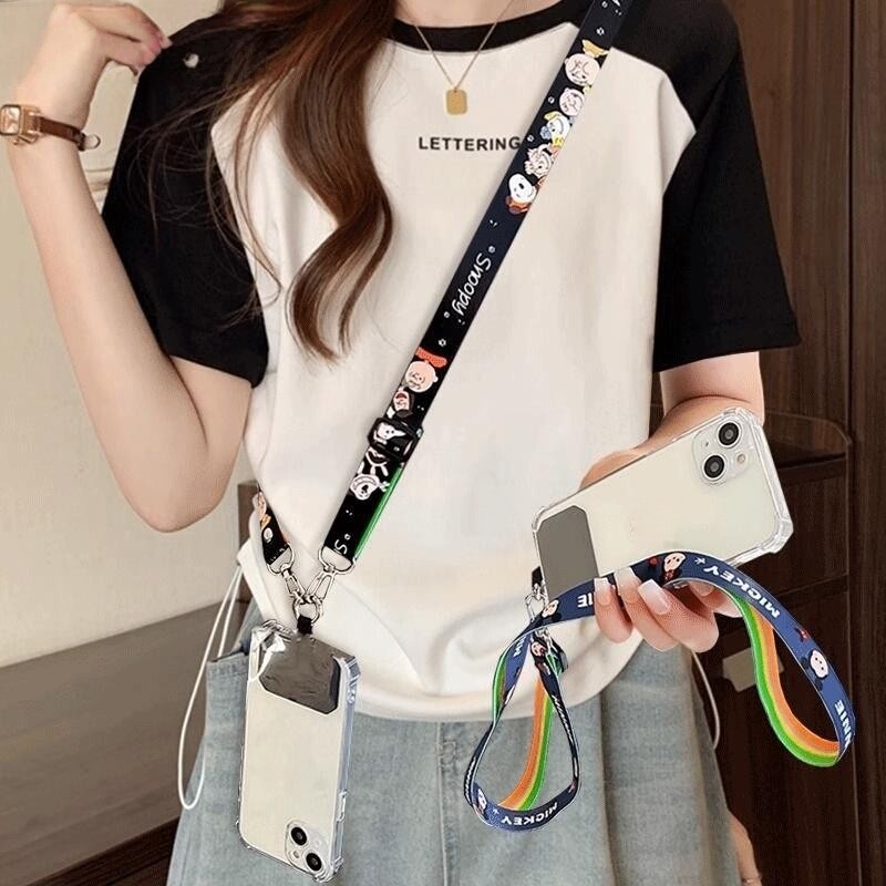 Phone Lanyard Crossbody Strap, Can Be Worn Around the Neck, Phone Case Chain Strap, Shoulder Strap, Crossbody Strap, Sturdy Accessory, Wide Version, Anti-Slip Phone Lanyard Crossbody Strap, Can Be Worn Around the Neck, Phone Case Chain Strap, Shoulder Strap, Crossbody Strap, Sturdy Accessory, Wide Version, Anti-Slip