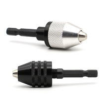 0 3-6 5mm three-claw self-centering quick-change Chuck hexagon handle push Chuck 1 4 hexagon Rod drill chuck