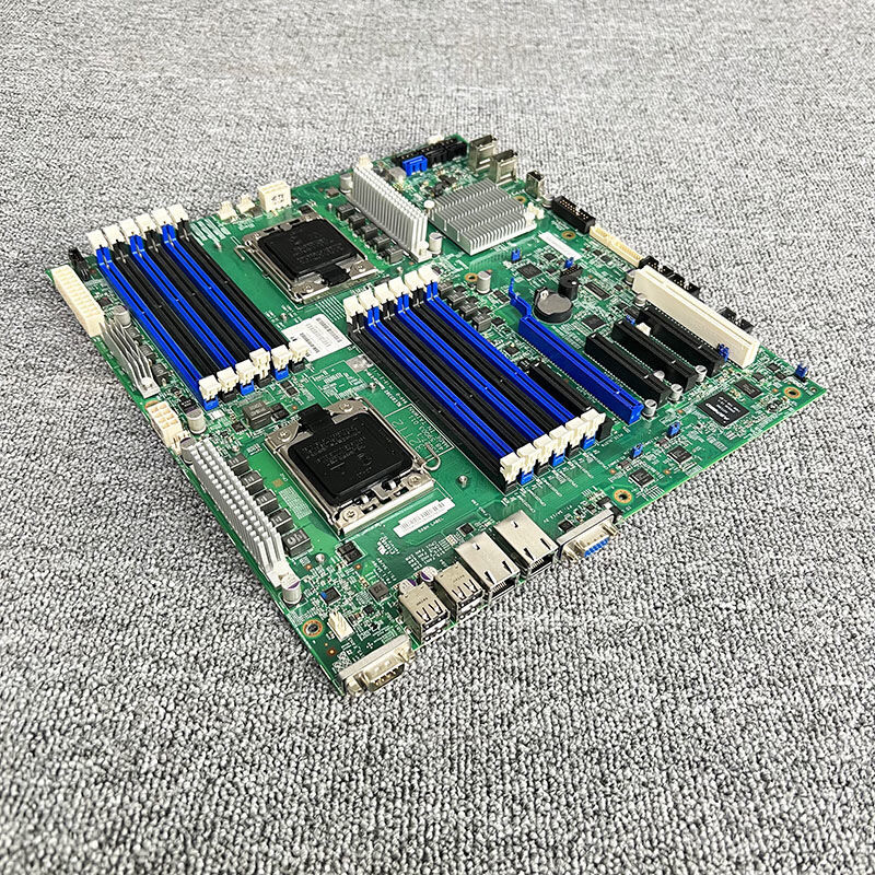Двухканальная серверная материнская плата Lenovo TD340 X79 поддерживает запуск по протоколу nvme и поддерживает независимый дисплей 2470V2 Изображение 1