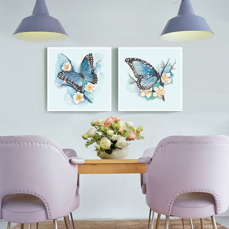 Mona Lisa cross stitch 2019 mới hoa bướm phòng ngủ nhỏ phòng khách nhỏ đầy đủ các mô hình đơn giản thêu tươi - Công cụ & phụ kiện Cross-stitch kim thêu tranh chữ thập