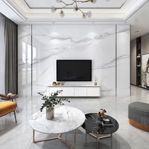 Imitation marble bamboo wood fiber integrated wall panel TV background wall living-room minimalist decorative background wall Wall protection wall material