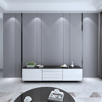 18D Wood-wood fiber integrated wall panel TV background wall minimalist modern home and living room Film and TV wall Decorative Guard Board