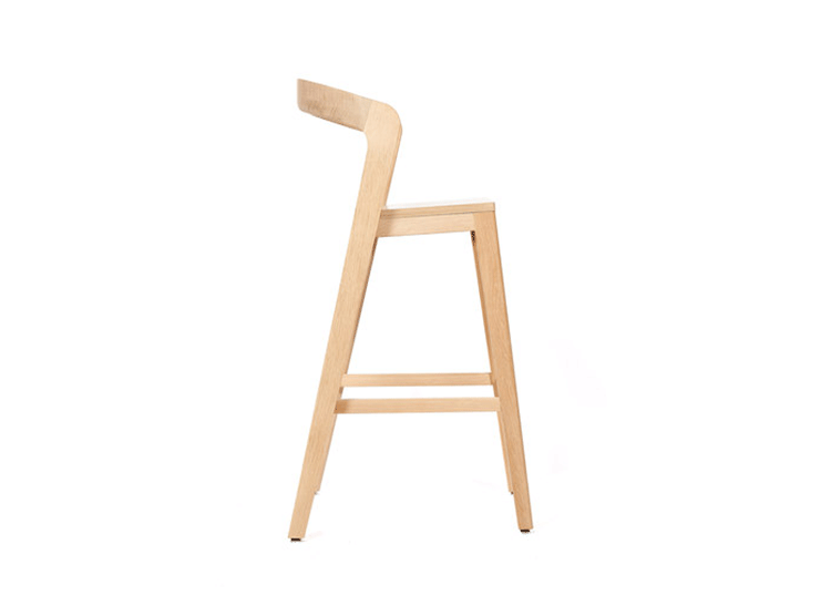JuLanMake Đồ gỗ rắn Bắc Âu Thiết kế nội thất CHƠI TRÒ CHƠI Chơi Bar Stool High Bar Ghế - Giải trí / Bar / KTV ghế quầy bar có lưng tựa