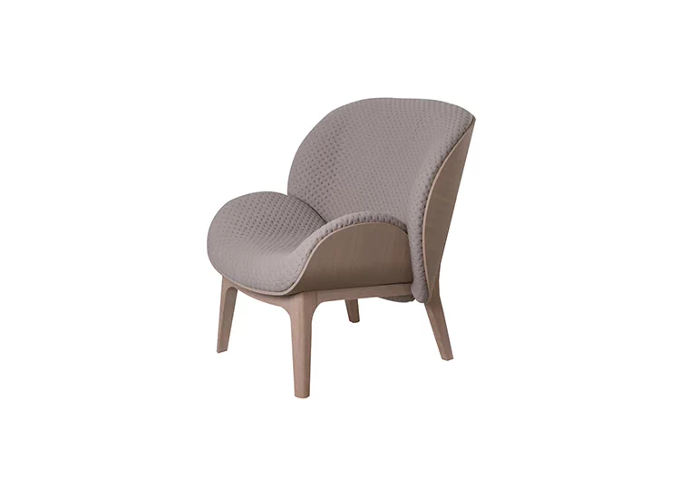 JuLanMake Thiết kế nội thất gỗ rắn Bắc Âu KALIN ARMCHAIR Ghế phòng chờ cao cấp Karina - Đồ nội thất thiết kế ghế giường
