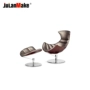 JuLanMake thiết kế nội thất ghế tôm hùm LOBSTER CHAIR VÀ OTTOMAN - Đồ nội thất thiết kế sofa gỗ