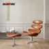JuLanMake thiết kế nội thất sáng tạo CORONA LOUNGER GHẾ VÀ ghế tựa OTTOMAN - Đồ nội thất thiết kế ghế da chân quỳ Đồ nội thất thiết kế