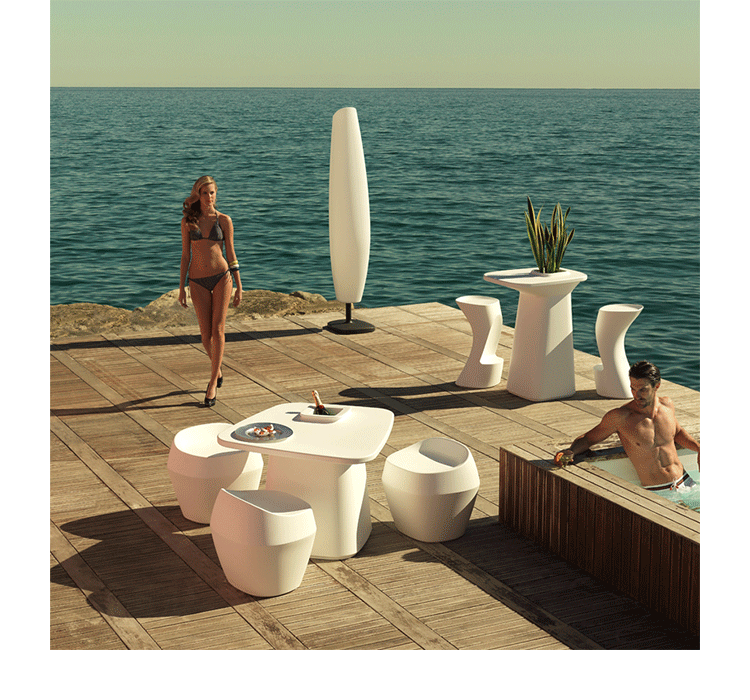 JuLanMake thiết kế nội thất sáng tạo MOMA CHAIR nhập khẩu FRP hướng biển hồ bơi biệt thự phân - Đồ nội thất thiết kế ghế xếp