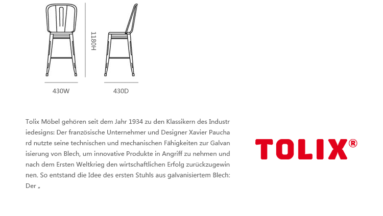 JuLanMake thiết kế nội thất theo phong cách công nghiệp TOLIX CAO BACK BAR STOOL thanh sắt - Giải trí / Bar / KTV
