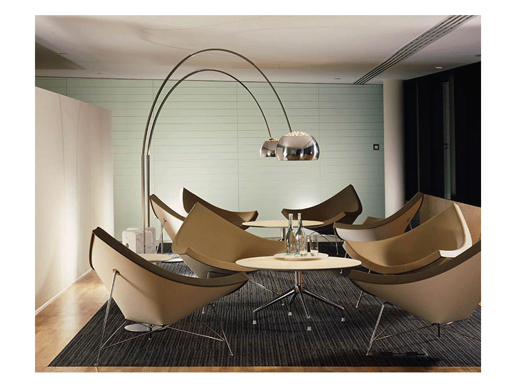 JuLanMake thiết kế nội thất sáng tạo COCONUT ARMCHAIR ghế phòng chờ vỏ dừa - Đồ nội thất thiết kế ghế mây