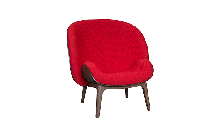 Kluang thiết kế sáng tạo đồ nội thất ôm ghế bành ôm ghế bành vải ngắn ghế sofa gỗ