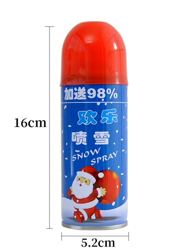 Рождественский спрей снежный цвет спрей с брызги с брызги с брызги снежного снежина декоративное растение красочное цветовое барное бар