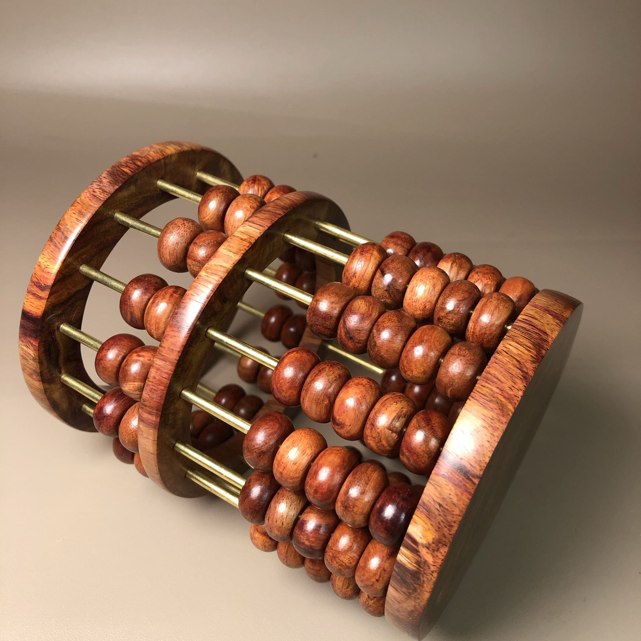 海南黄花梨木镂空算盘笔筒，文房四宝中的艺术品？-算盘-淘宝好物网