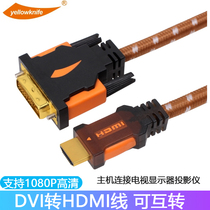 DVI turn HDMI line interoperable computer host independent graphics card connected Xiaomi TV 4A4C HD video line