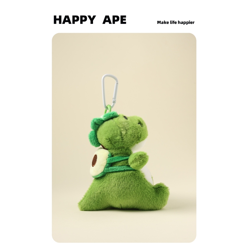 Original Cute Dinosaur Backpack Pendant Plush Backpack Decoration Doll Student Creative Gift Toy