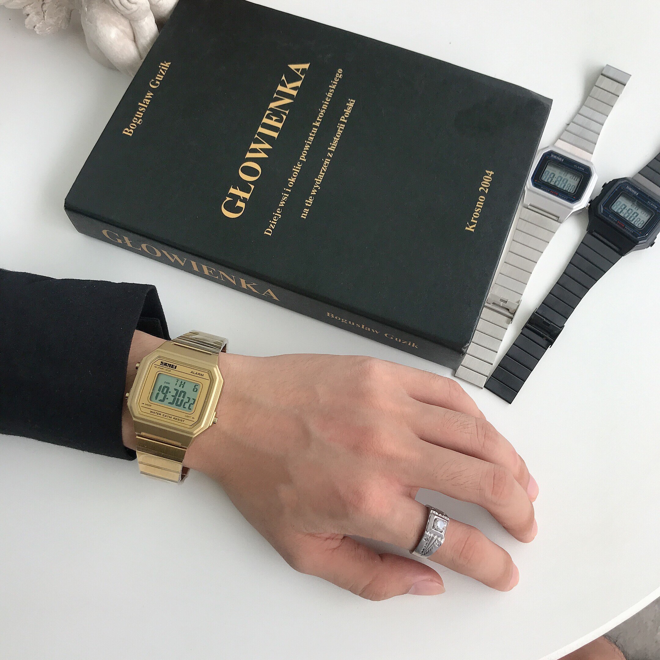 Digital Quartz Watch For Students Harajuku Style Rectangular_voghion.com