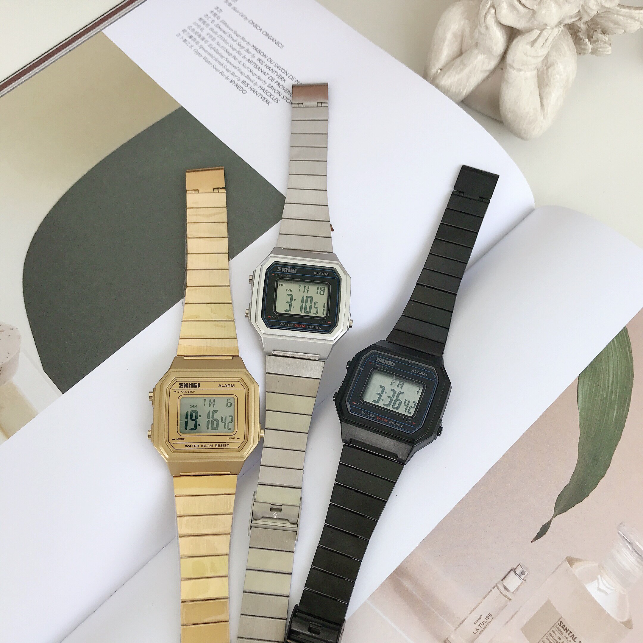 Digital Quartz Watch For Students Harajuku Style Rectangular_voghion.com
