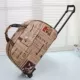 Nâng hạ sử dụng kép xe đẩy túi xe đẩy trường hợp thủy triều nam và nữ duffel túi xách tay kéo túi hành lý túi du lịch da