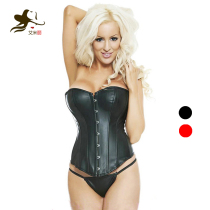 Poly-woo chest-shaped outbody wearing a bar performance corset CORSET extra-large fish bone leather body-shaping clothes