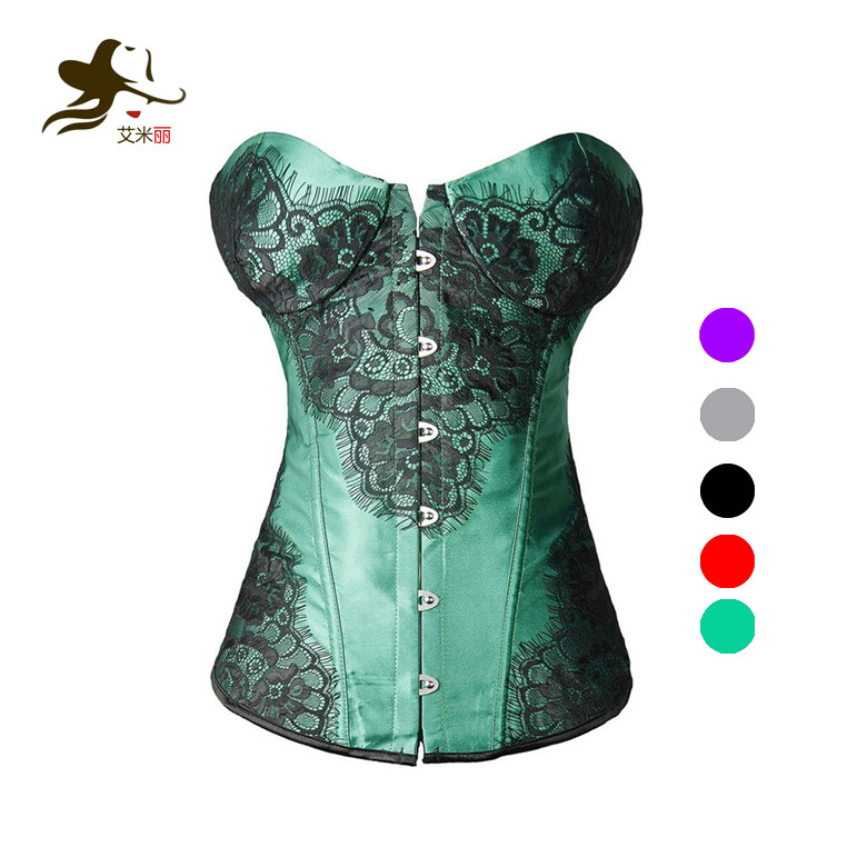 European and American palace-court harnesses with cups entrusted with cups to close the waist and collect the seduces and sexy hosiery with shapewear